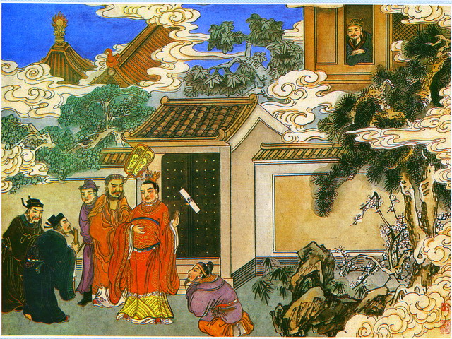 《觀無(wú)量壽經(jīng)》圖文解說(shuō) 02、阇王幽父 \