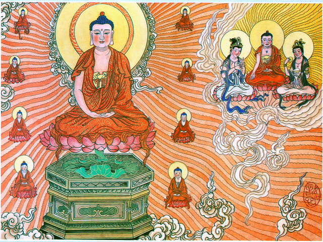 《觀無量壽經(jīng)》圖文解說 15、彌陀色身觀 \