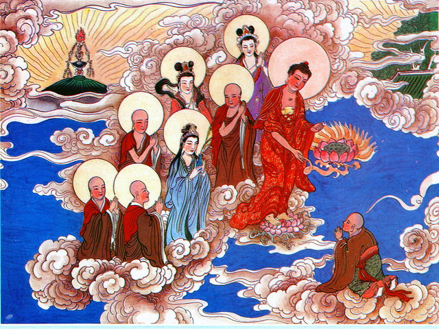 《觀無量壽經(jīng)》圖文解說 25、中品中生觀 \